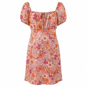 primark off shoulder dress Primark Off The Shoulder Dress Black And Pink Floral, Size 14, BNWOT